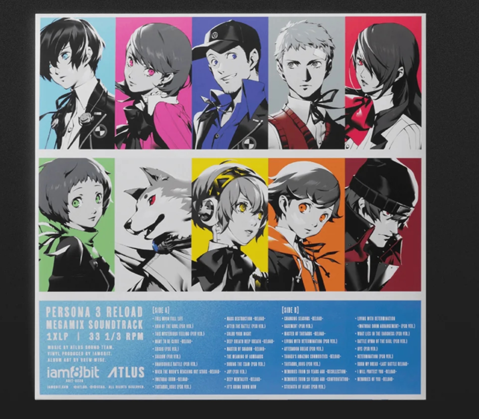 Persona 3 Reload MEGAMIX (Original Game Soundtrack) - Atlus Sound Team (1xLP Vinyl Record) - Image 4
