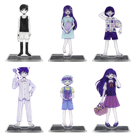 OMORI HEADSPACE Character Acrylic Stands