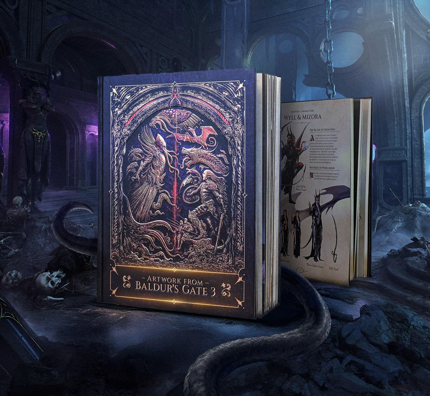 Artwork from Baldur's Gate 3